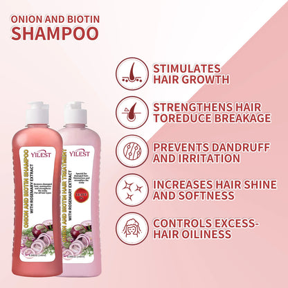 Onion, Biotin & Rosemary Shampoo Set