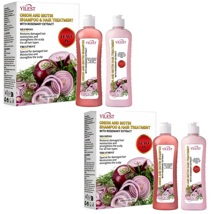 Onion, Biotin & Rosemary Shampoo Set