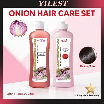 Onion, Biotin & Rosemary Shampoo Set
