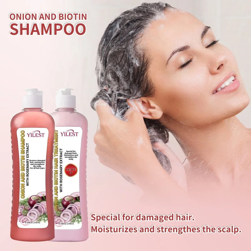 Onion, Biotin & Rosemary Shampoo Set